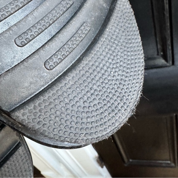 Dr. Martens CLARISSA II White Leather Sandals with Black Sole - Picture 6 of 7